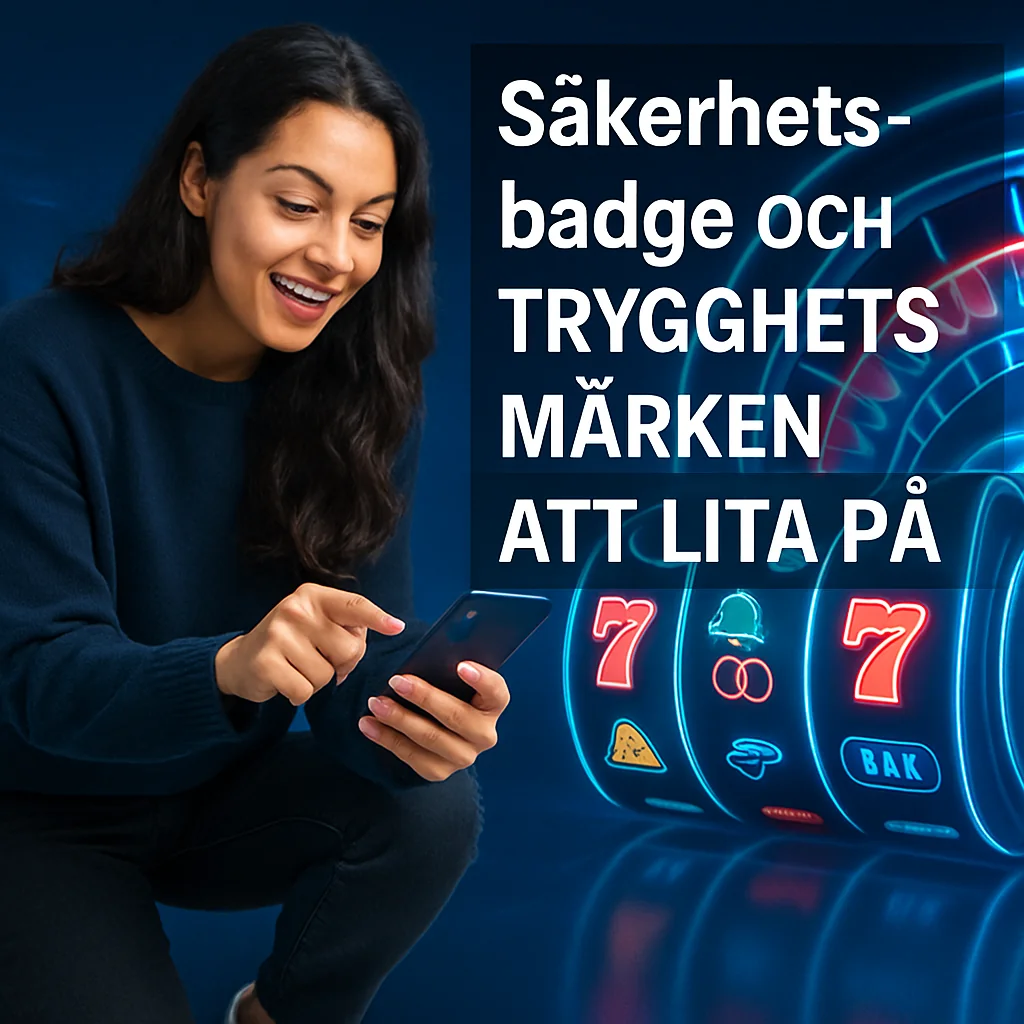 Säkerhetsbadge och Trygghetsmärken att Lita På