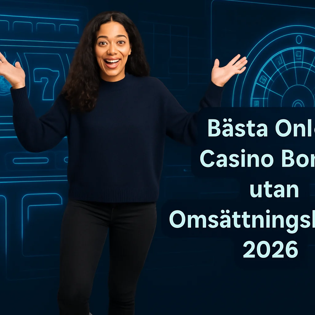 Bästa Online Casino Bonus utan Omsättningskrav 2026